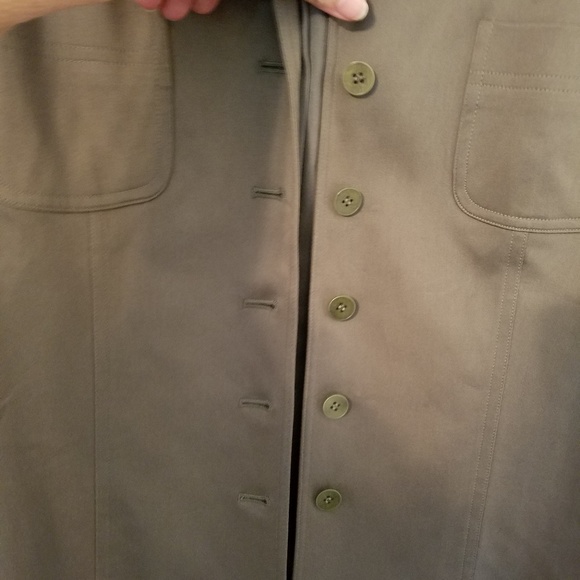 👉 Classy Talbots Petites Blazer Stretch sz 12 - Picture 3 of 6